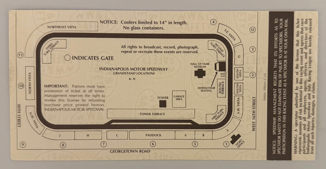 May 24, 1998, 82nd Indianapolis 500