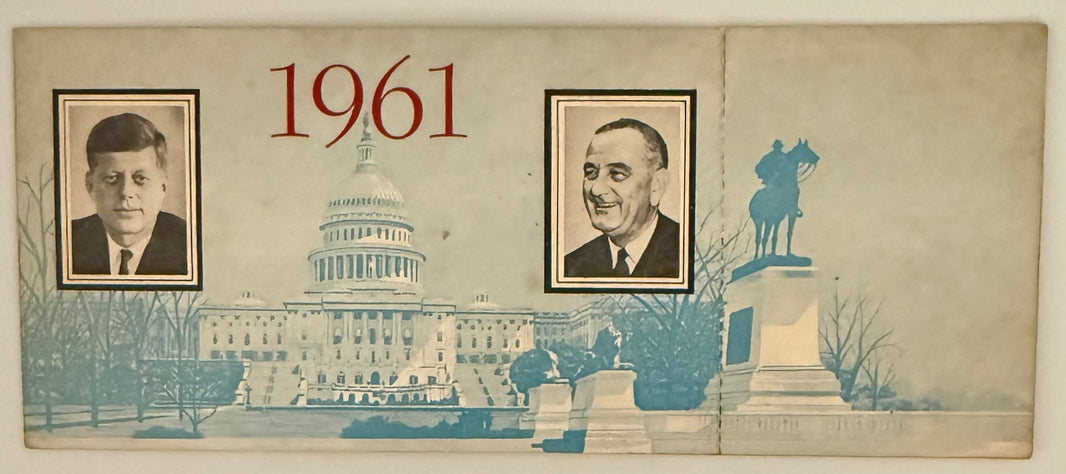 January 20, 1961, JFK Presidential Inauguration, Full Ticket