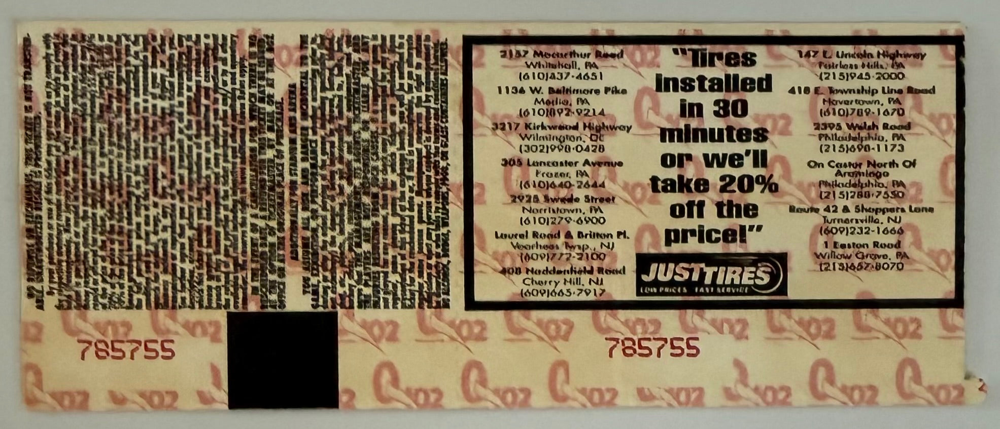 September 23, 1994, Rolling Stones Voodoo Lounge Tour (CR)