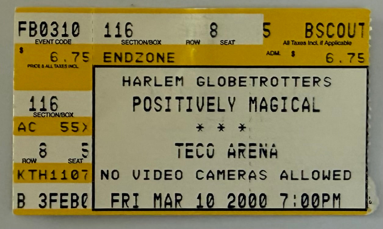 March 10, 2000, Harlem Globetrotters at TECO Arena