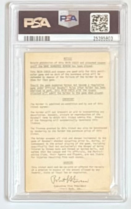 1972 NLCS, Game 5, Roberto Clemente's Final Game-PSA