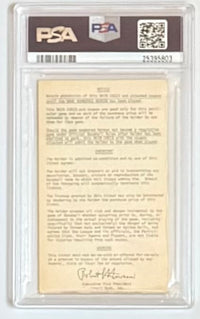 1972 NLCS, Game 5, Roberto Clemente's Final Game-PSA