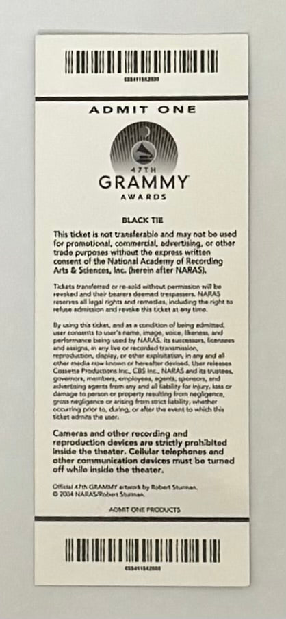 2005 47th Annual Grammy Awards Pre-Telecast Ceremony and Telecast Ceremony at the Staples Center, February 13, 2005