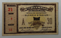 1932 Ceremony Los Angeles Summer Olympic Games