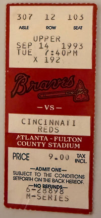 September 14, 1993, Chipper Jones First Major League Hit