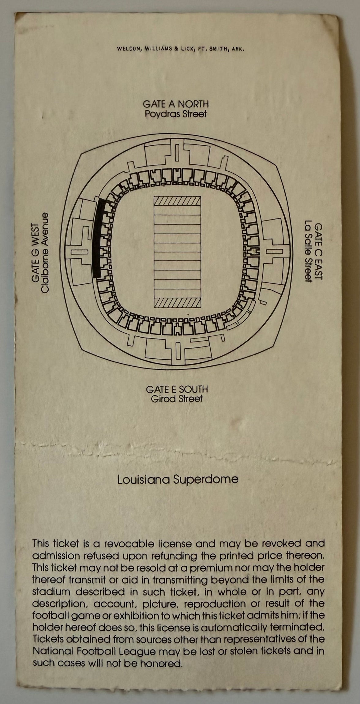 January 15, 1978, Super Bowl XII, Dallas versus Denver (Condition)