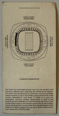 January 15, 1978, Super Bowl XII, Dallas versus Denver (Condition)