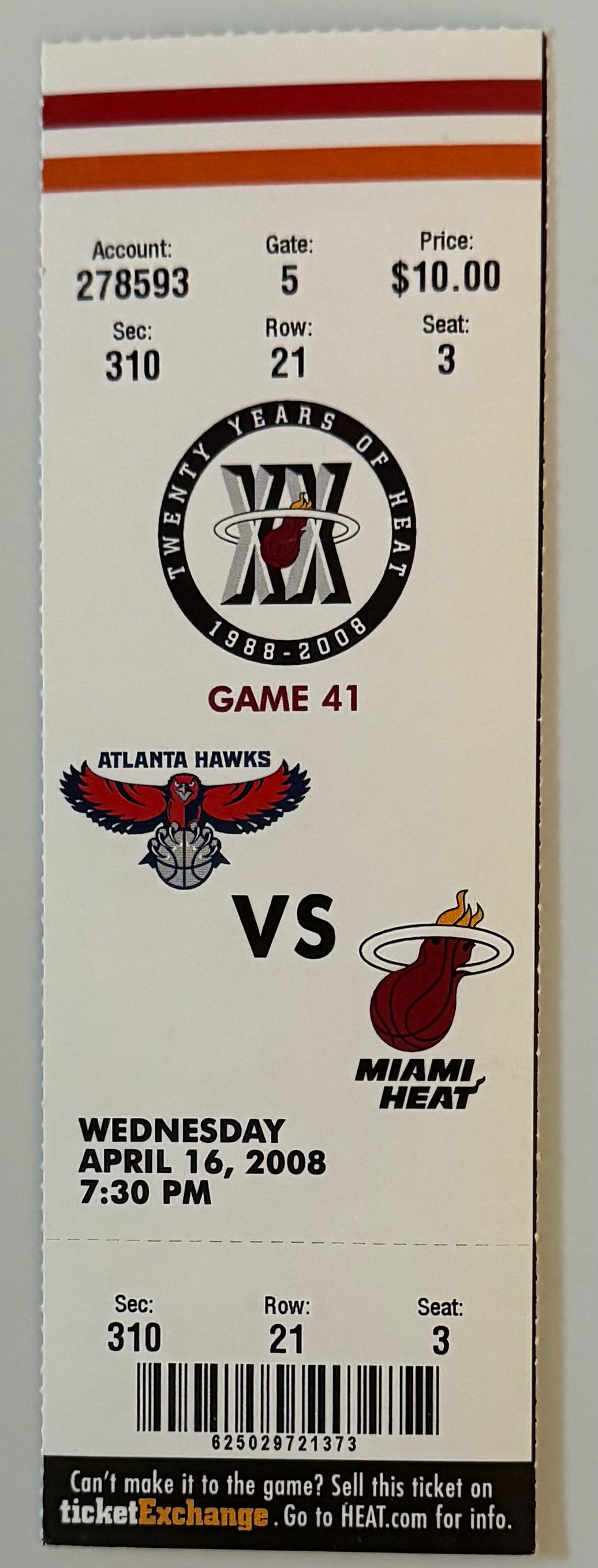 4/16/2008 Final Game Pat Riley