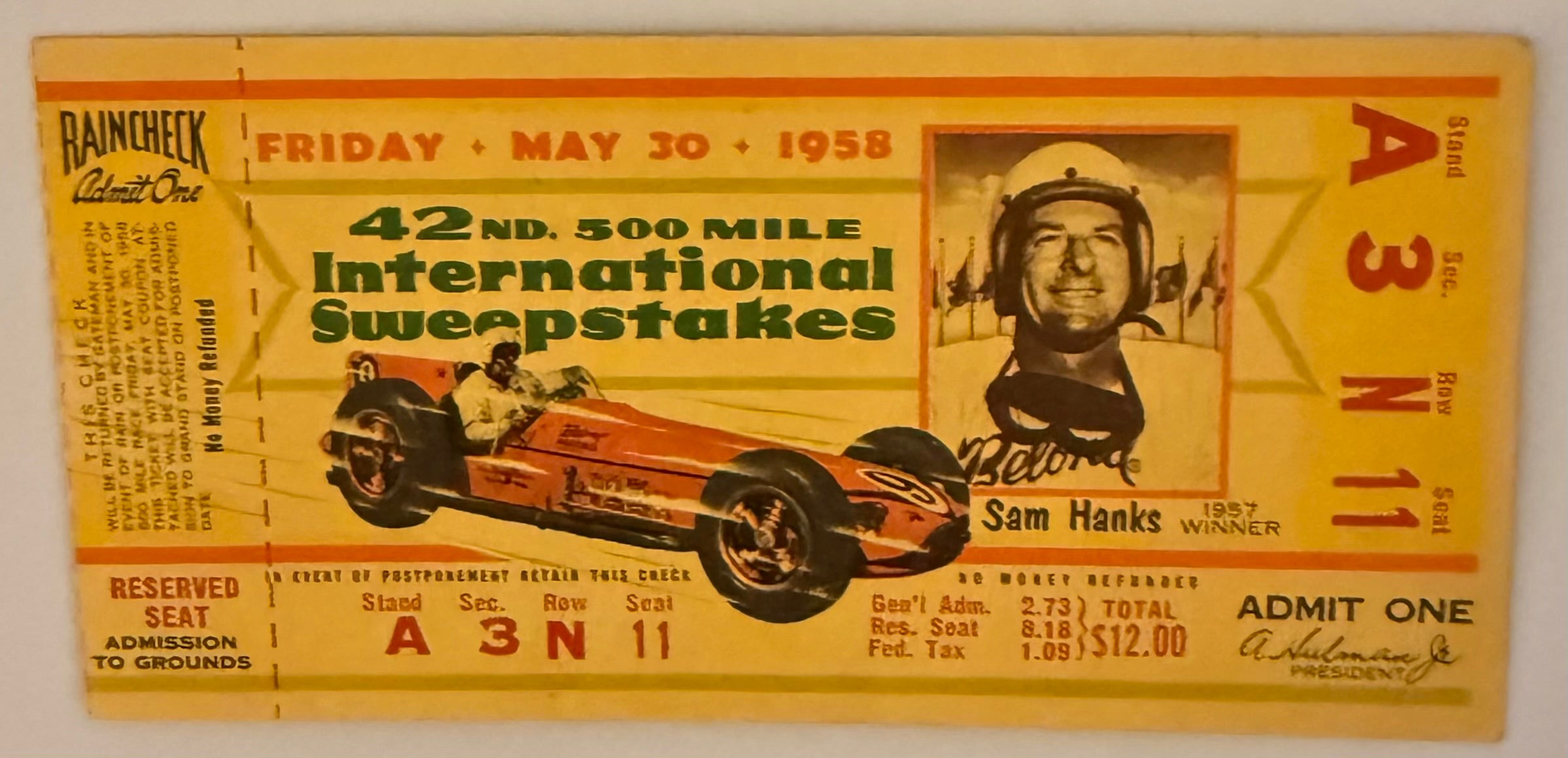 May 30, 1958, 42nd Indianapolis 500