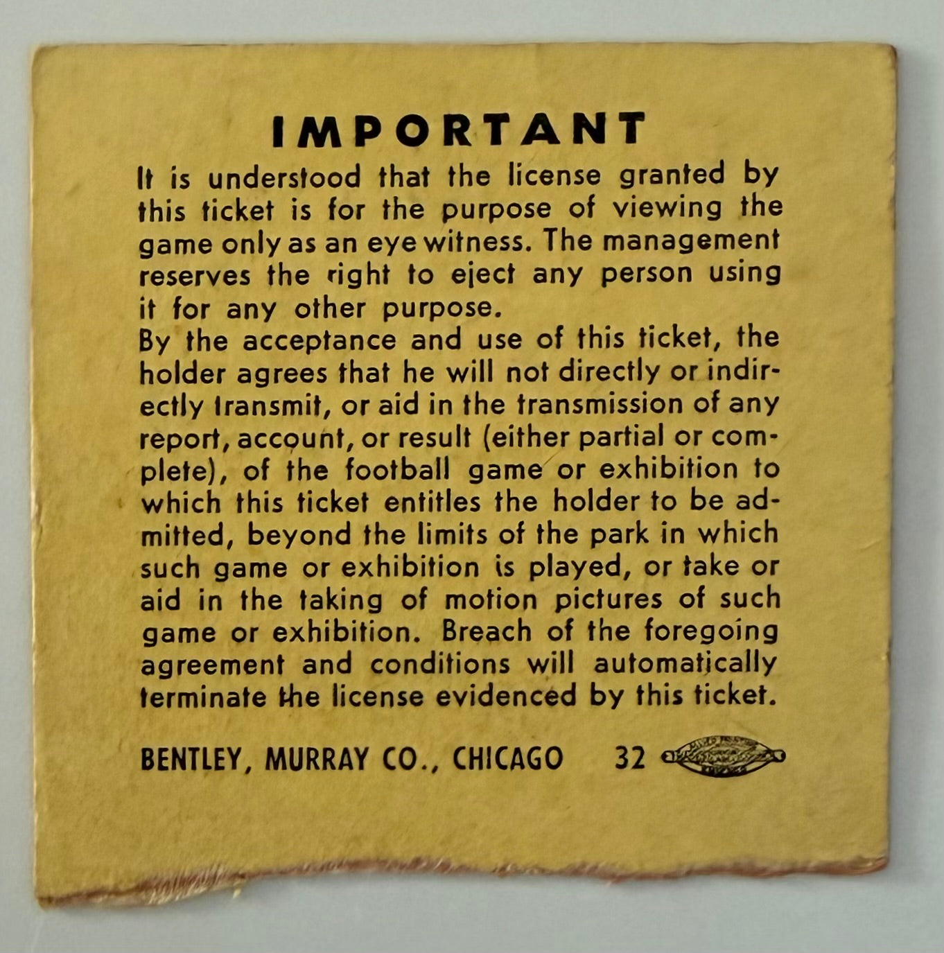 October 4, 1953, NFL Cardinals versus Browns