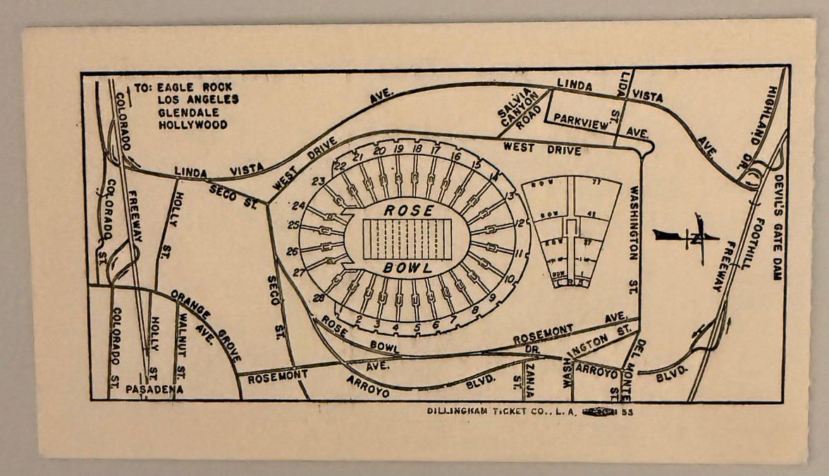 January 1, 1977, Rose Bowl Game, USC versus Michigan