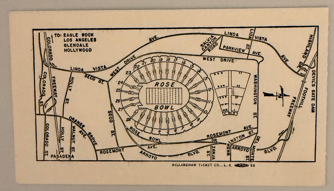 January 1, 1977, Rose Bowl Game, USC versus Michigan