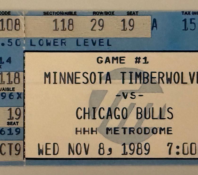 1989 Minnesota Timberwolves Play First Ever Game Against Michael Jordan and the Chicago Bulls 11/8/89