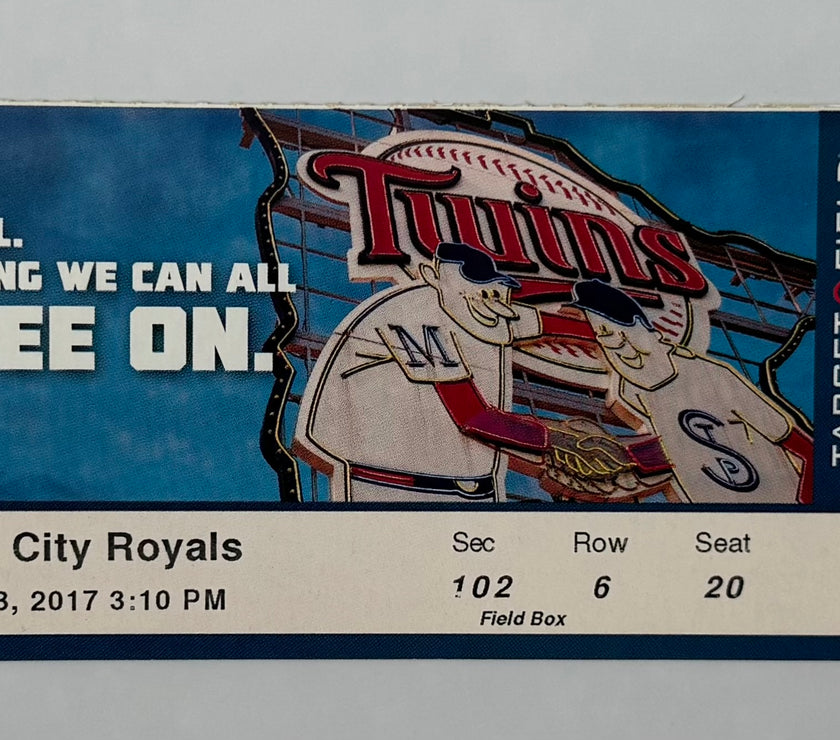 2017 Opening Day Minnesota Twins versus Kansas City Royals, April 3, 2017