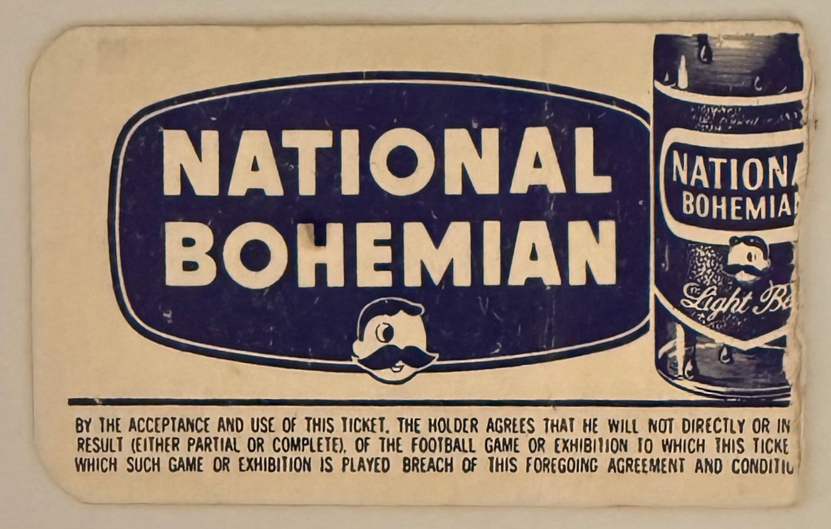 November 22, 1959, Colts versus 49ers, Unitas versus YA Tittle, Crease