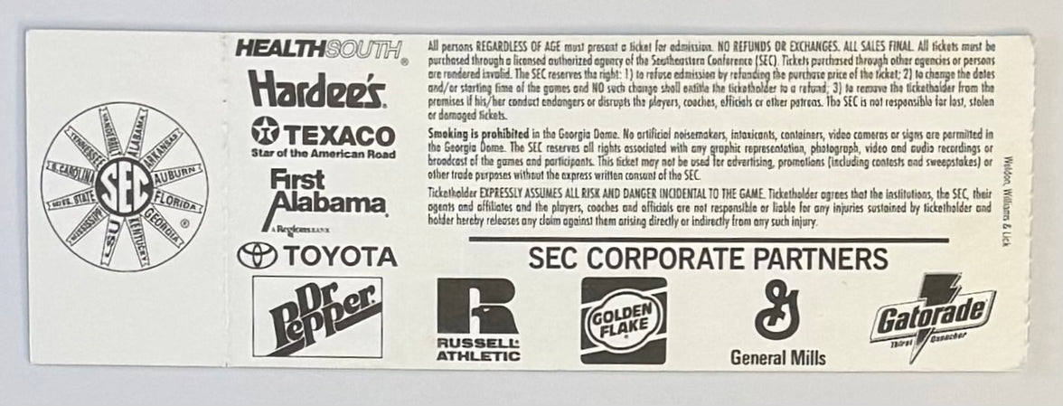 1995 SEC Basketball Tournament at the Georgia Dome in Atlanta, Session 1, March 9, 1995