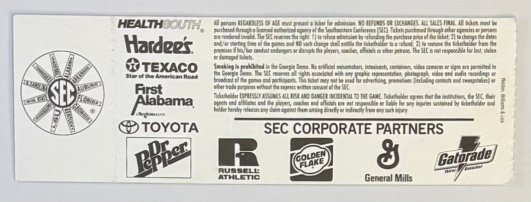 1995 SEC Basketball Tournament at the Georgia Dome in Atlanta, Session 1, March 9, 1995