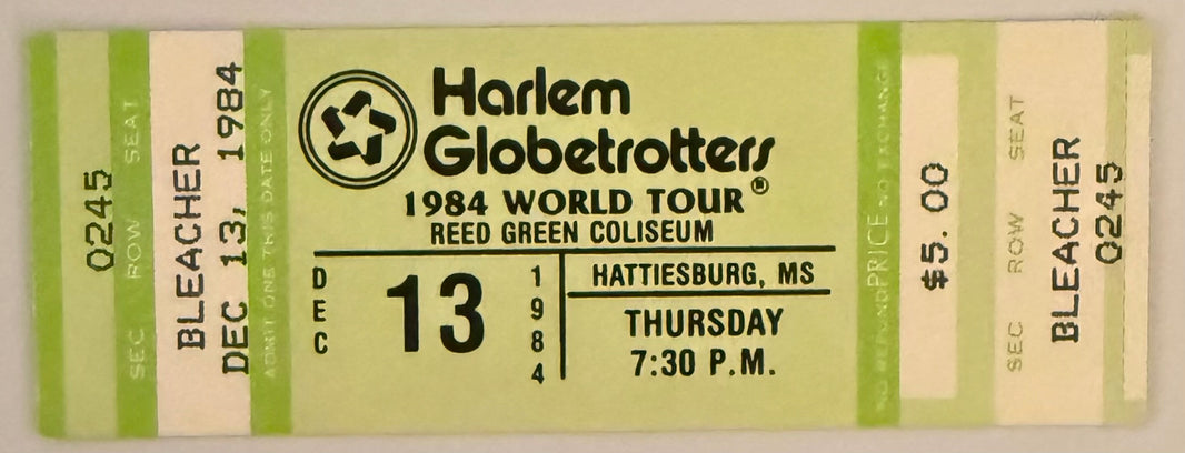 December 13, 1984, Harlem Globetrotters
