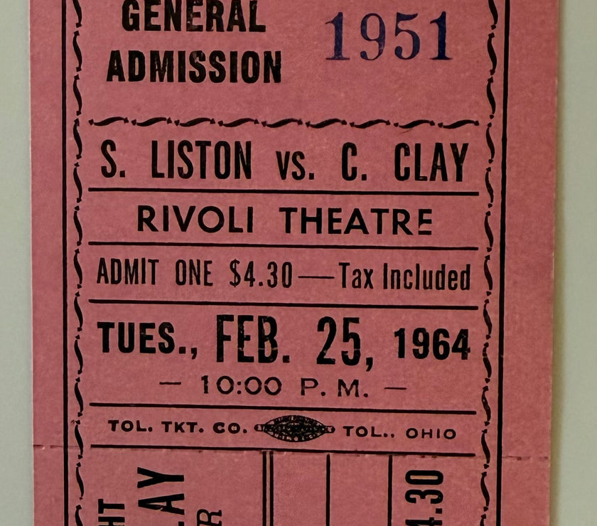 1964 CCTV Sunny Liston versus Cassius Clay, Rivoli Theatre, February 25, 1964