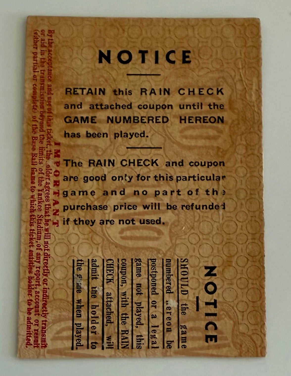 1936 World Series, Game 3, Yankees Defeat Giants 2-1, Gehrig Home Run- DiMaggio Double