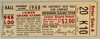 1948 Cincinnati Reds Opening Day