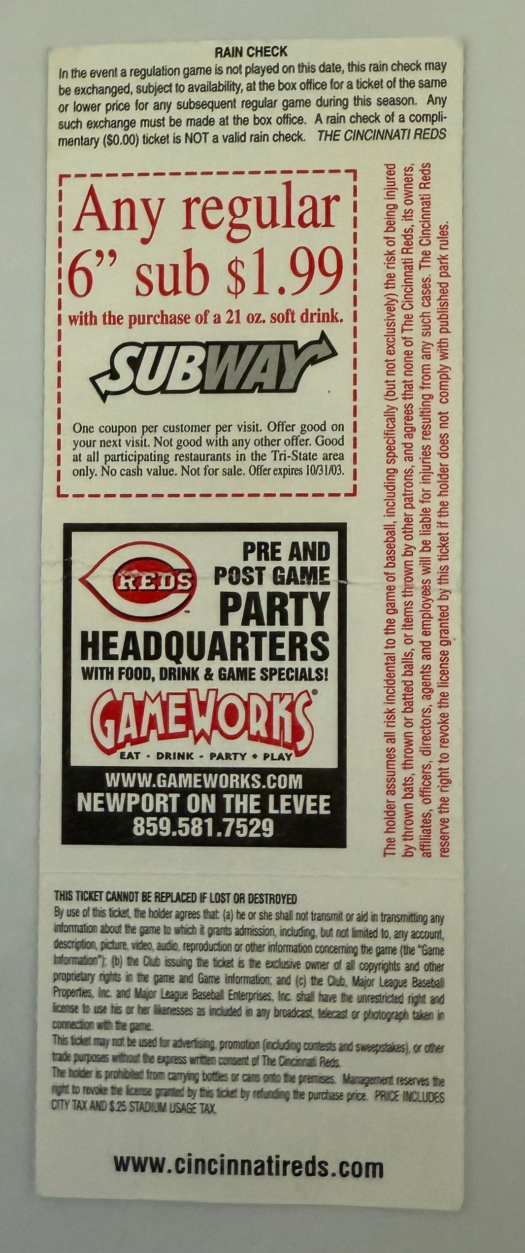 2003 Cubs Sammy Sosa Achieves Milestone 500 Career Home Run, April 4, 2003, Crease