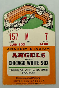 April 19, 1966, First Game at Anaheim Stadium, Opening Day 1966
