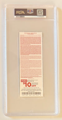 9/28/2014 Derek Jeter Final Game, PSA Full Mint