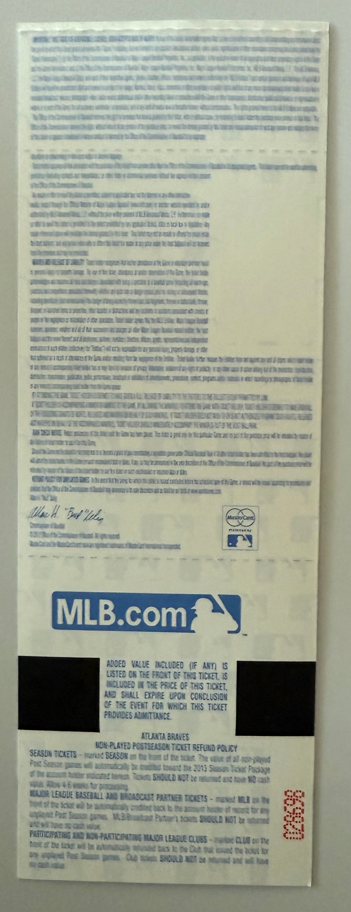 10/5/2012 Chipper Jones Final Career Game-Atlanta Braves