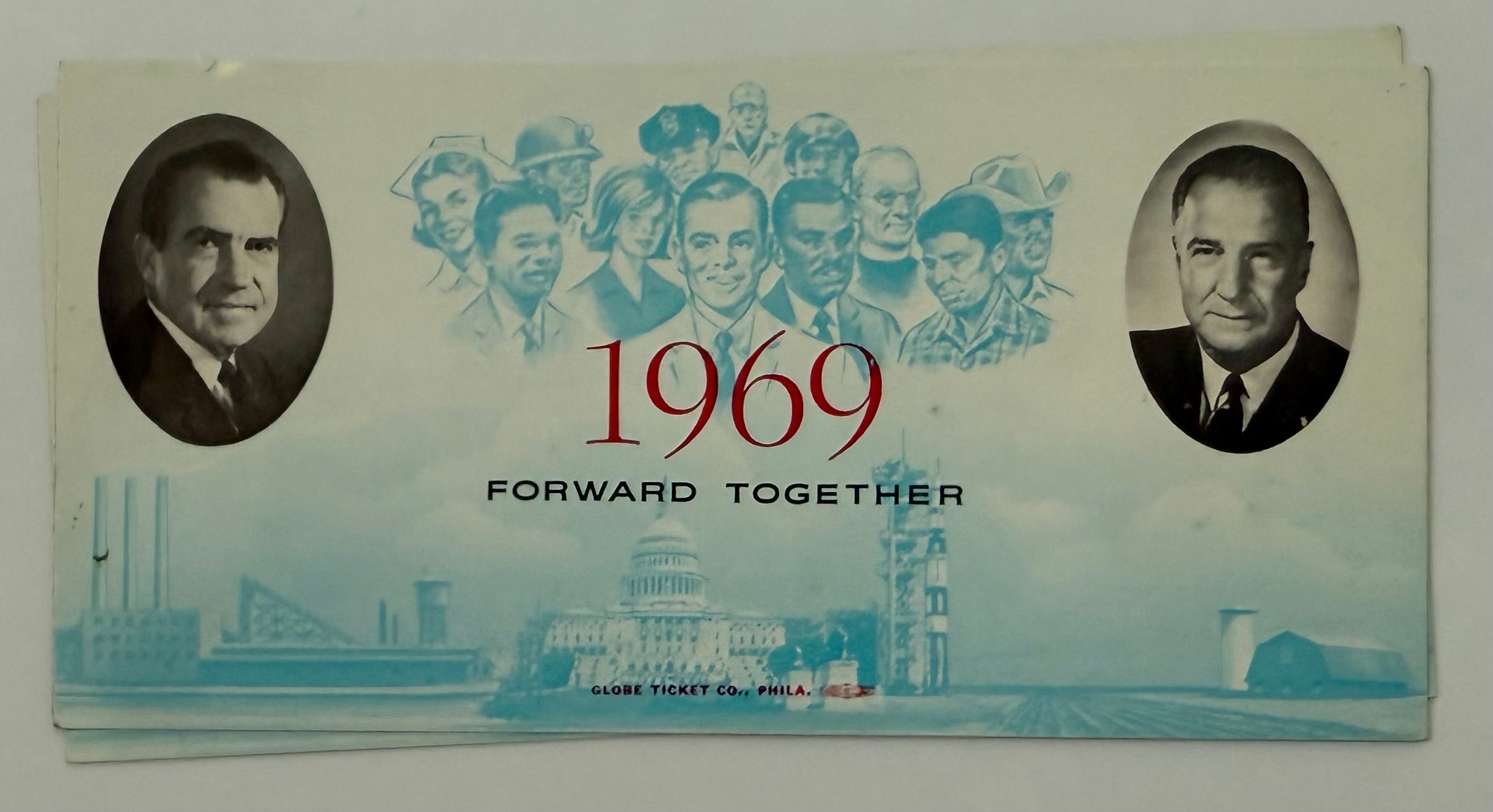 1969 Inauguration Richard Nixon and Spiro Agnew, January 20, 1969