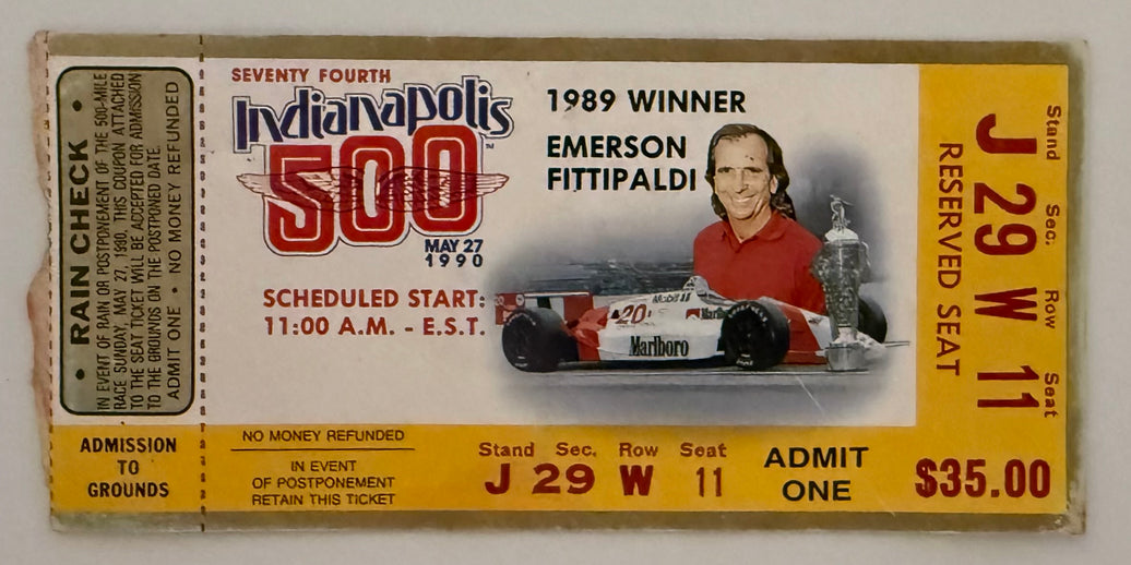 1990 Indianapolis 500, May 27, 1990