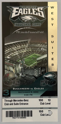 September 8, 2003, Eagles First Game at Lincoln Financial Field
