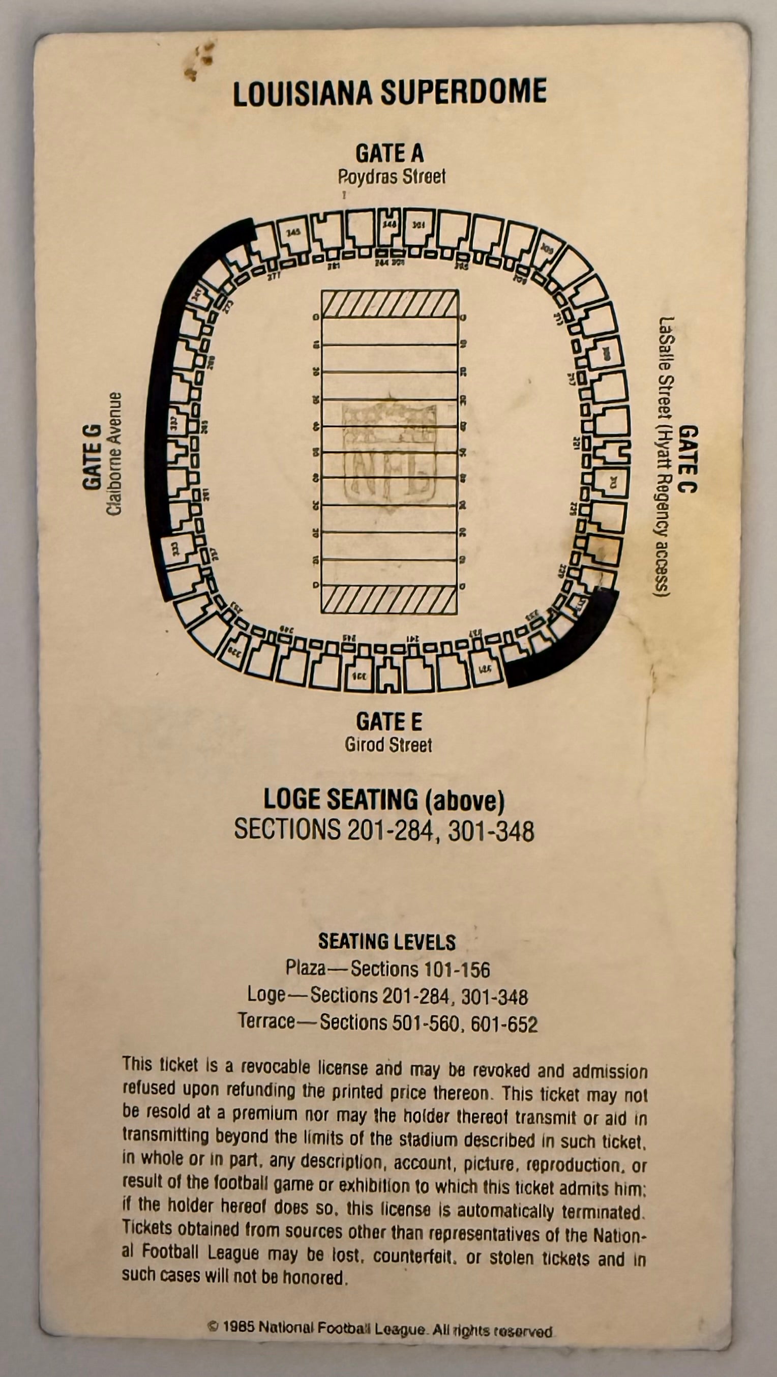 January 26, 1986, Super Bowl XX, Bears versus Patriots (C)