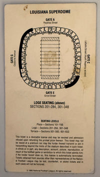 January 26, 1986, Super Bowl XX, Bears versus Patriots (C)