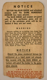 1949 World Series, Game 2, NY Yankees versus Brooklyn