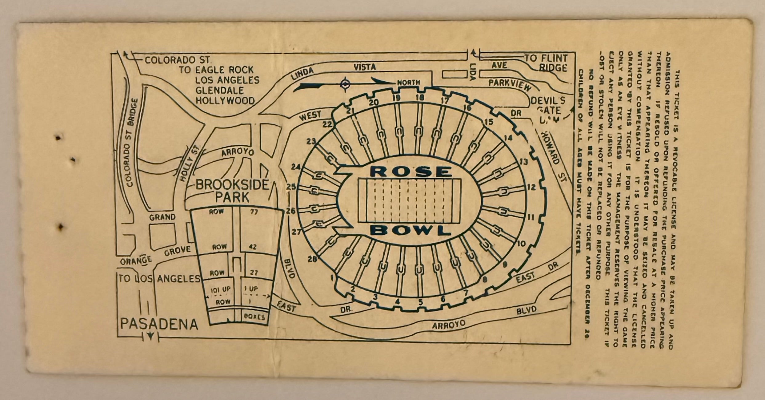 January 1, 1953, Rose Bowl Game, USC versus Wisconsin (C)