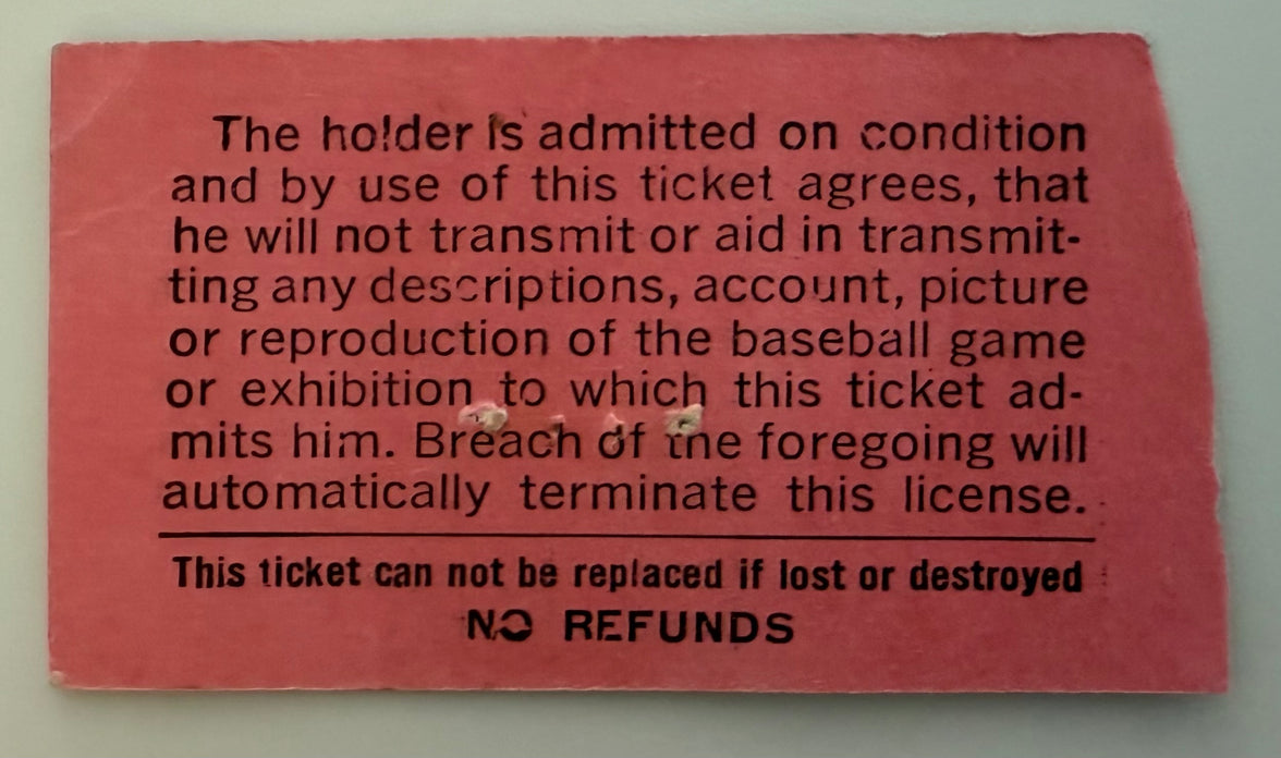 9/29/1963 Final Game Stan Musial, St. Louis Cardinals
