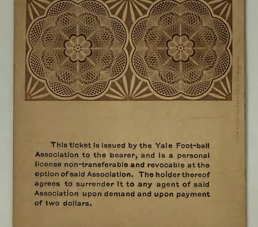 1911 Princeton VS. Yale, November 18, 1911