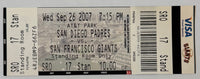 September 26, 2007, Barry Bond's Last Career Game