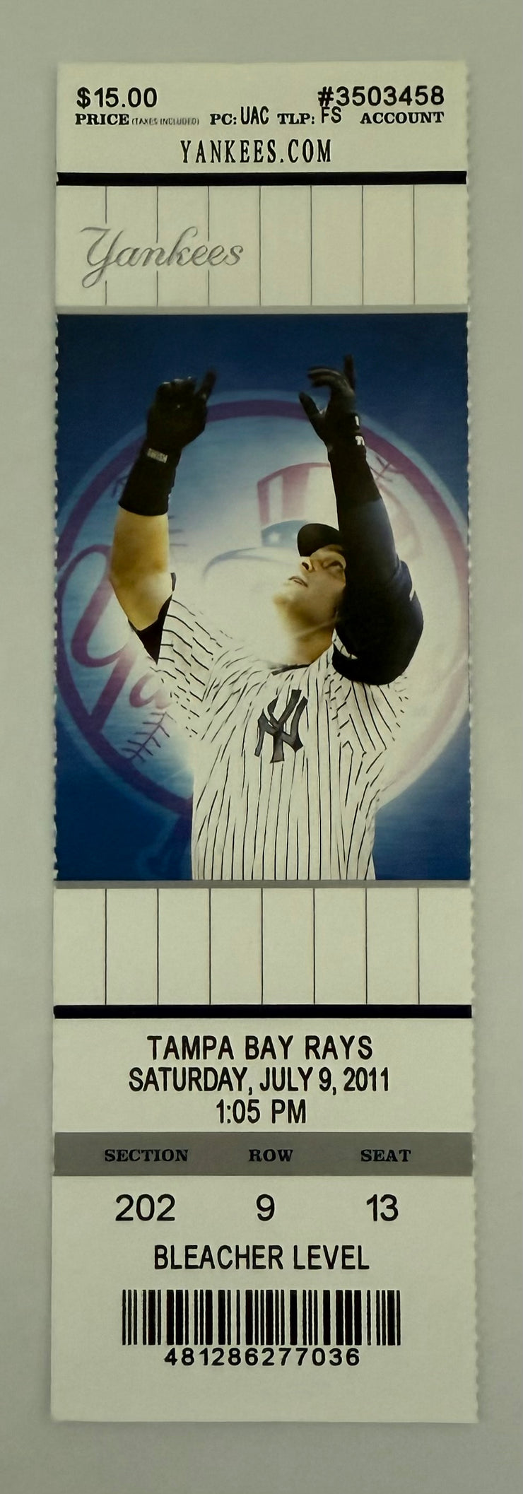 2011 Derek Jeter Hits a Home Run to  Achieve Milestone Hit Number 3000 July 9, 2011