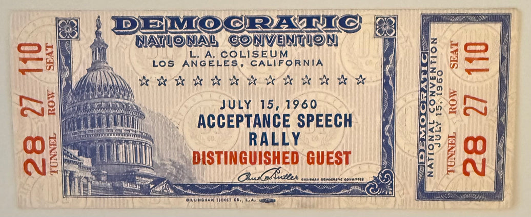 July 15, 1960, Democratic National Convention Acceptance Speech, JFK, The New Frontier Speech