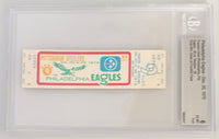 December 20, 1970, Final Game Franklin Field, T. Bradshaw (Punt), Beckett-EX-MT