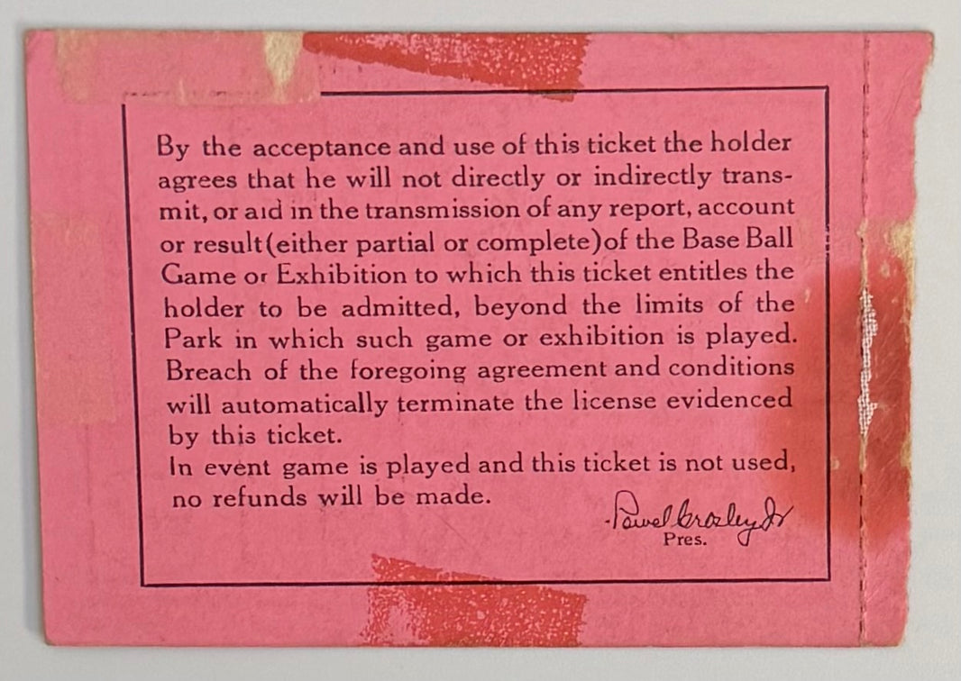 July 6, 1938, MLB All-Star Game, Crosley Field, Condition