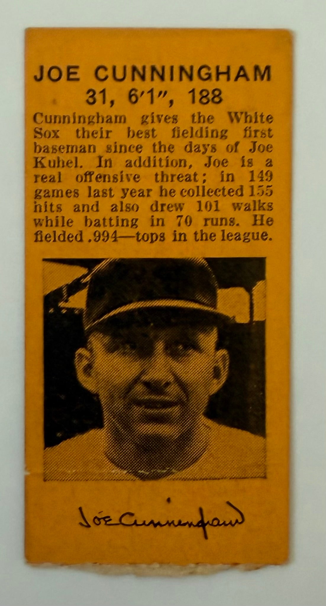 1963 Opening Day Game for Chicago White Sox, 4/16/63