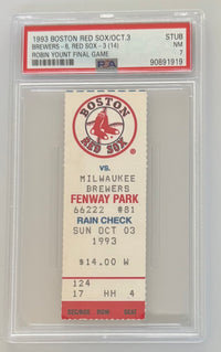 10/3/1993 Final Game Robin Yount, Milwaukee Brewers
