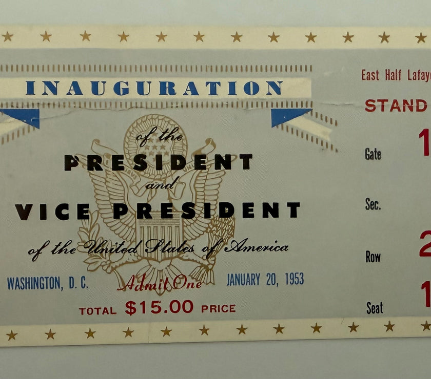 1953 Inauguration of Dwight D. Eisenhower and Richard Nixon, January 20, 1953