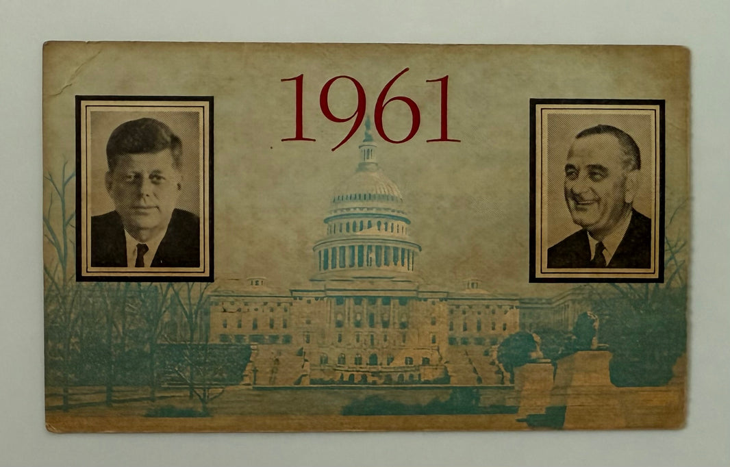 1961 Stub to the Inauguration of John F. Kennedy and Lyndon Johnson, January 20, 1961