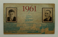 1961 Stub to the Inauguration of John F. Kennedy and Lyndon Johnson, January 20, 1961