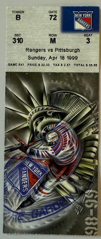 4/18/1999 Final Game Wayne Gretzky