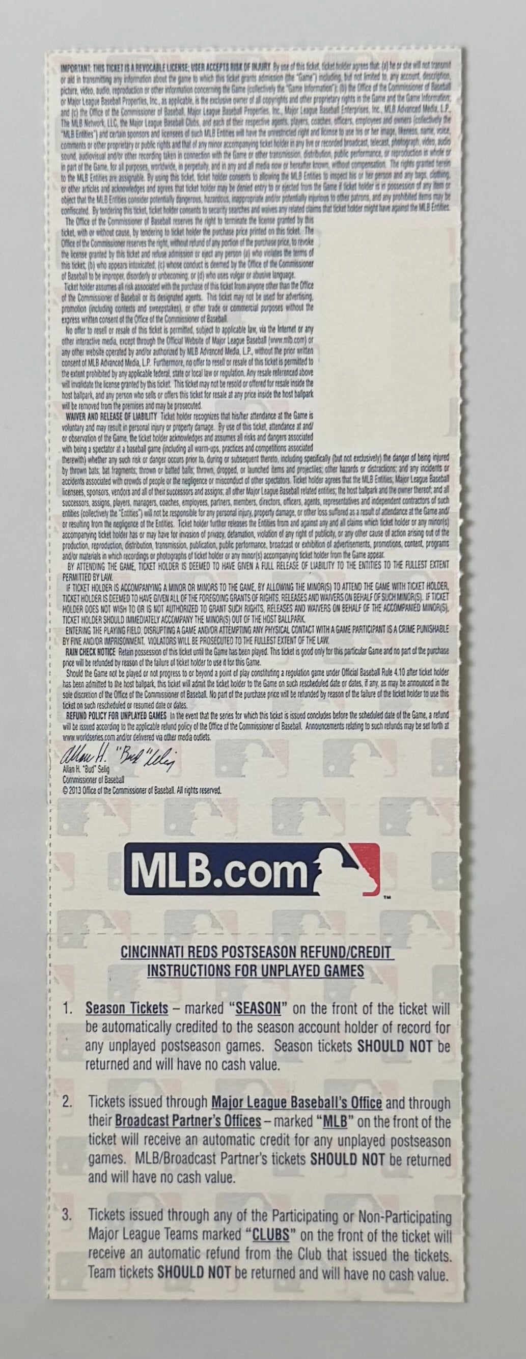 2013 National League Division Series, Wild Card Game in Cincinnati at Great American Ballpark